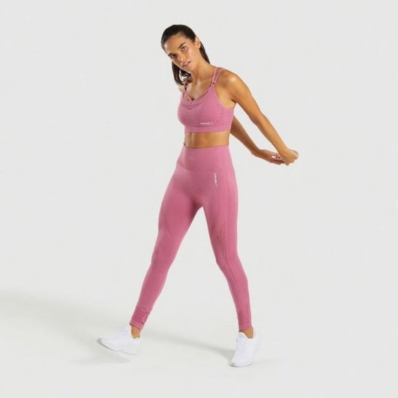 Gymshark Energy Seamless Legging in Dusky Pink - Picture 5 of 12